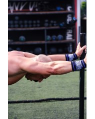 Muñequeras Negras/Dark Purple