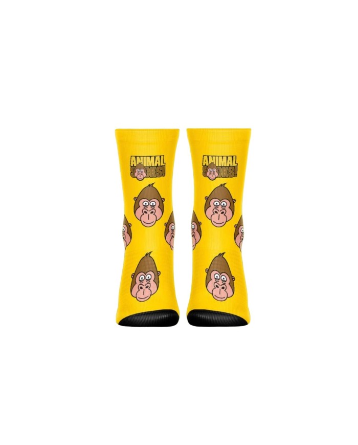 Animal Socks Gorila Amarillos