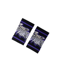 Muñequeras Negras/Dark Purple